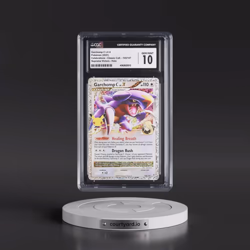 2021 Celebrations - Classic Collection #145/147 Garchomp C LV.X - Supreme Victors Holo (CGC 10 GEM M