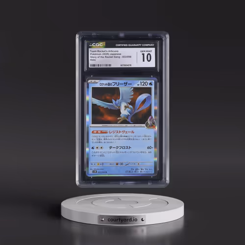 2025 Glory of the Rocket Gang - sv10 #022/098 Team Rocket's Articuno - Holo (CGC 10 GEM MINT)