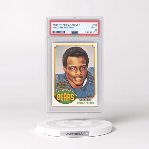 2001 Topps Archives #80 Walter Payton (PSA 9 MINT)