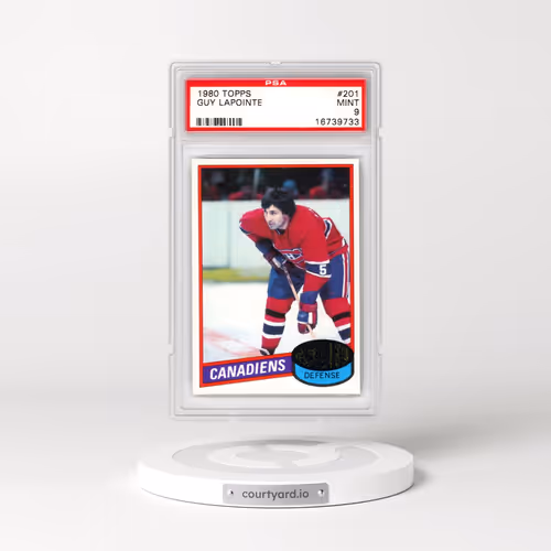 1980 Topps #201 Guy Lapointe (PSA 9 MINT)