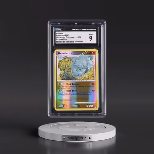 2007 Mysterious Treasures #51/123 Graveler - Reverse Holo (CGC 9 MINT)