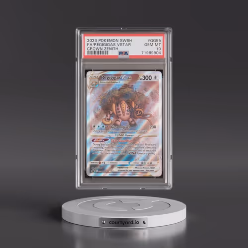 2023 Pokémon Sword and Shield Crown Zenith #GG55 Regigigas Vstar - Full Art (PSA 10 GEM MINT)