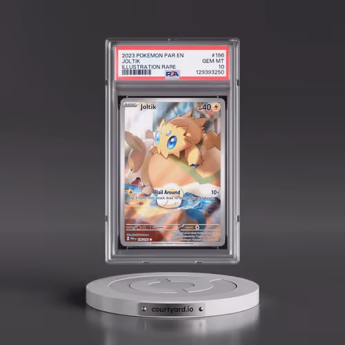 2023 Pokémon Par EN-Paradox Rift #196 Joltik - Illustration Rare (PSA 10 GEM MINT)