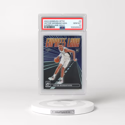 2023 Panini Donruss Optic Express Lane #8 Victor Wembanyama - Holo (PSA 10 GEM MINT)