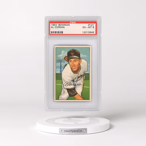 1952 Bowman #121 Al Corwin (PSA 6 EX-MT)