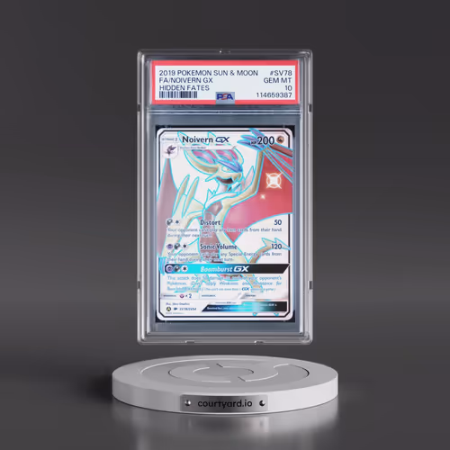 2019 Pokémon Sun & Moon Hidden Fates #SV78 Noivern GX - Holo Full Art (PSA 10 GEM MINT)