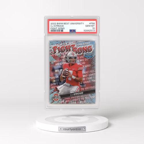 2022 Bowman's Best University Fight Song #FS6 CJ Stroud (PSA 10 GEM MINT)