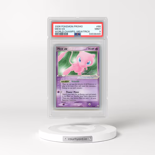 2006 Pokémon World Championships Promo #88 Mew EX - Holo Mewtrick (PSA 9 MINT)