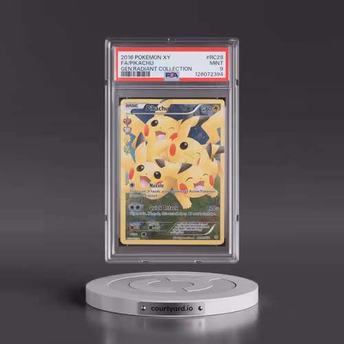 2016 Pokémon XY Generations Radiant Collection #RC29 Pikachu - Full Art (PSA 9 MINT)