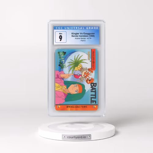 1998 Anime Series #174 Kingler Vs Exeggutor - Part 5 (CGC 9 MINT)