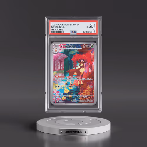 2024 Pokémon Sv5m-Cyber Judge #074 Sawsbuck - Art Rare (PSA 10 GEM MINT)