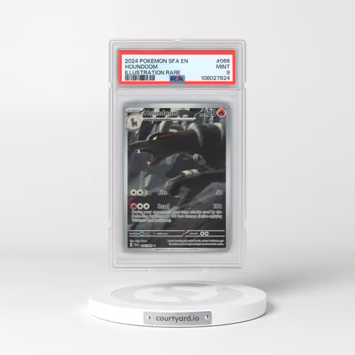 2024 Pokémon Sfa EN-Shrouded Fable #066 Houndoom - Illustration Rare (PSA 9 MINT)