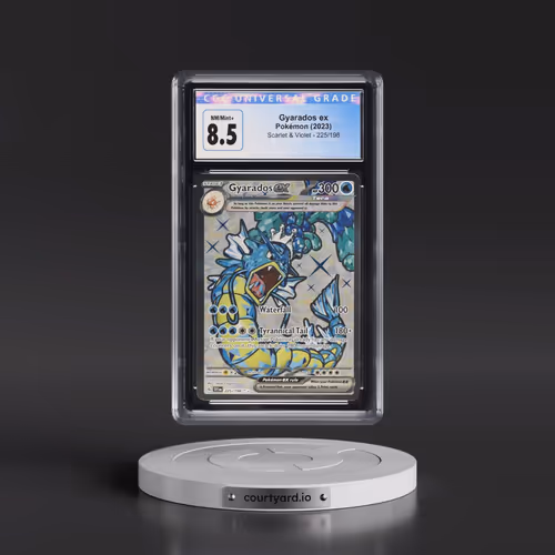 2023 Scarlet & Violet #225/198 Gyarados ex - Ultra Rare Holo (CGC 8.5 NM-MT+)