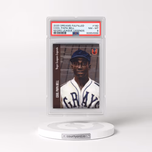 2020 Dreams Fulfilled Negro League Legends #182 Cool Papa Bell (PSA 8 NM-MT)