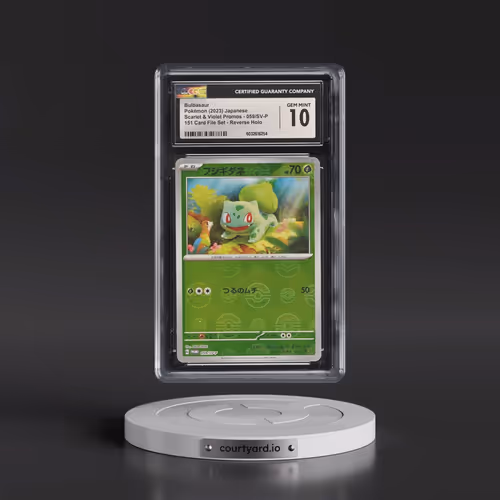 2022 Scarlet & Violet Promos #059/SV-P Bulbasaur - Reverse Holo 151Â Card File Set (Poké Ball ) (CGC
