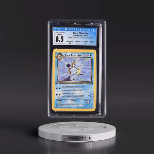2000 Team Rocket #20/82 Dark Blastoise - 1st Edition 1st Edition (CGC 8.5 NM-MT+)