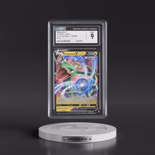 2021 Evolving Skies #110/203 Rayquaza V - Holo (CGC 9 MINT)