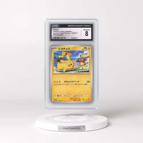 2009 Supreme Victors #120/147 Pikachu - Gym Event Campaign (CGC 8 NM-MT)
