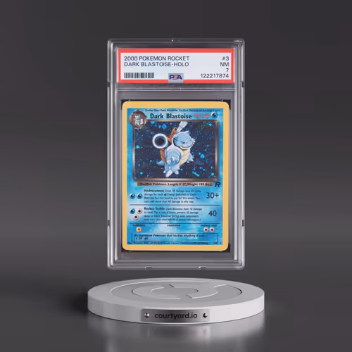 2000 Pokémon Rocket #3 Dark Blastoise - Holo (PSA 7 NM)