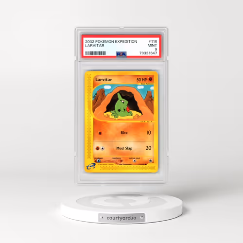 2002 Pokémon Expedition #116 Larvitar (PSA 9 MINT)
