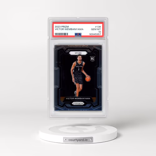 2023 Panini Prizm #136 Victor Wembanyama (PSA 10 GEM MINT)