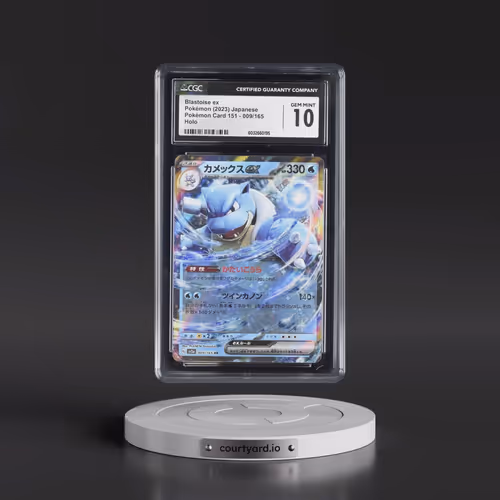 2023 Pokémon Card 151 #009/165 Blastoise ex - Holo (CGC 10 GEM MINT)