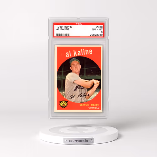 1959 Topps #360 Al Kaline (PSA 8 NM-MT)
