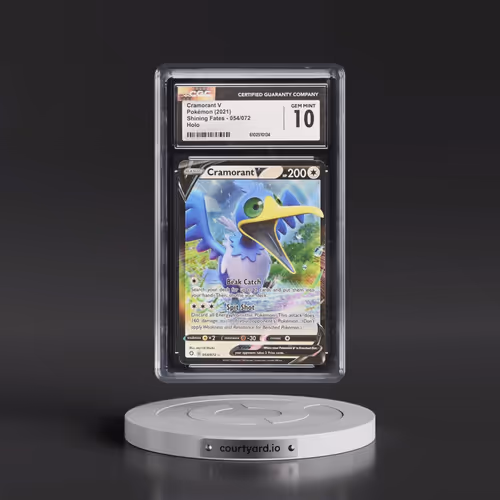 2021 Shining Fates #054/072 Cramorant V - Holo (CGC 10 GEM MINT)