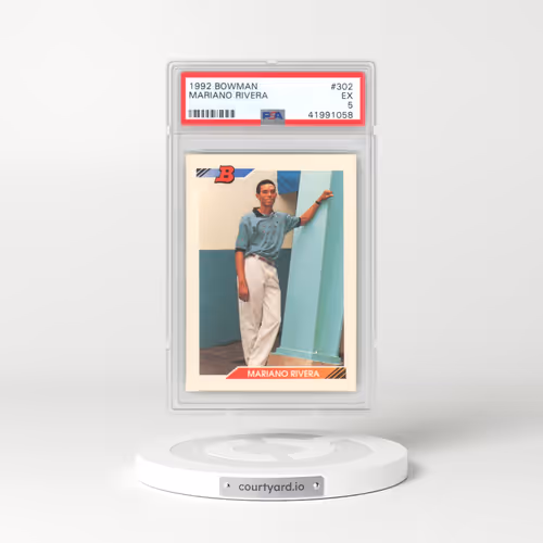 1992 Bowman #302 Mariano Rivera (PSA 5 EX)