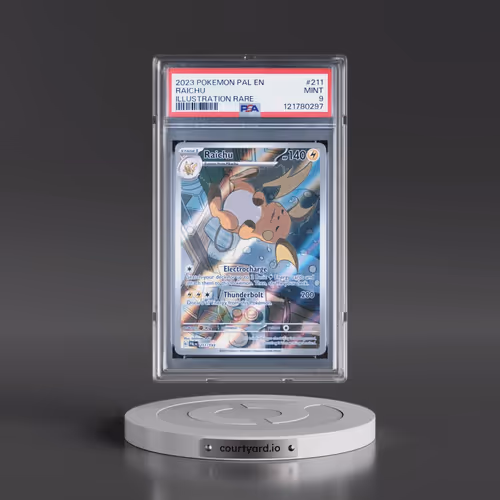 2023 Pokémon Pal EN-Paldea Evolved #211 Raichu - Illustration Rare (PSA 9 MINT)