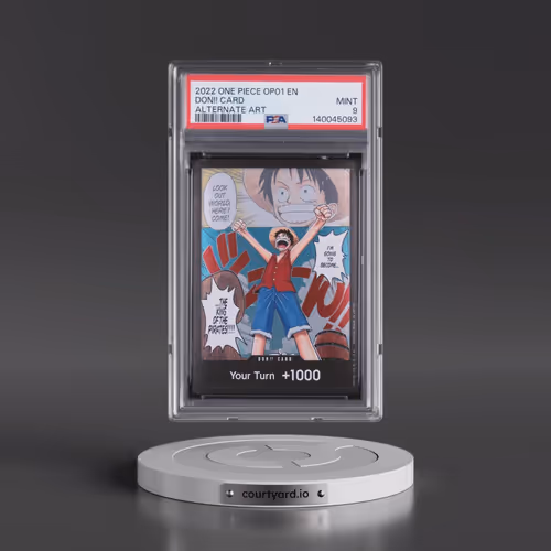 2022 One Piece OP01-Romance Dawn Don!! Card - Alternate Art (PSA 9 MINT)