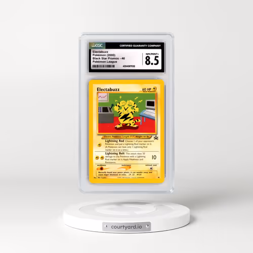 1999 Black Star Promos #46 Electabuzz - Pokémon League (CGC 8.5 NM-MT+)