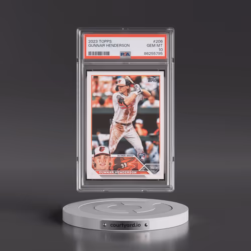 2023 Topps #206 Gunnar Henderson (PSA 10 GEM MINT)