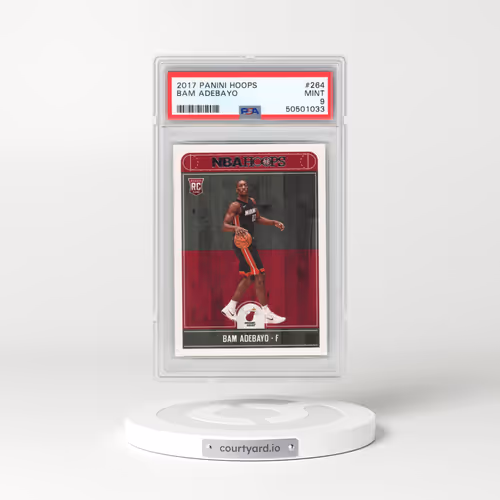 2017 Panini Hoops #264 Bam Adebayo (PSA 9 MINT)