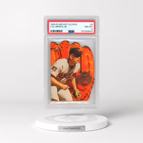 1994 Flair Hot Glove #8 Cal Ripken Jr. (PSA 8 NM-MT)