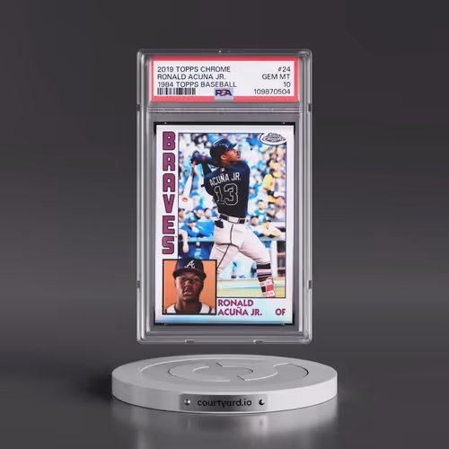 2019 Topps Chrome 1984 Topps Baseball #24 Ronald Acuna Jr. (PSA 10 GEM MINT)