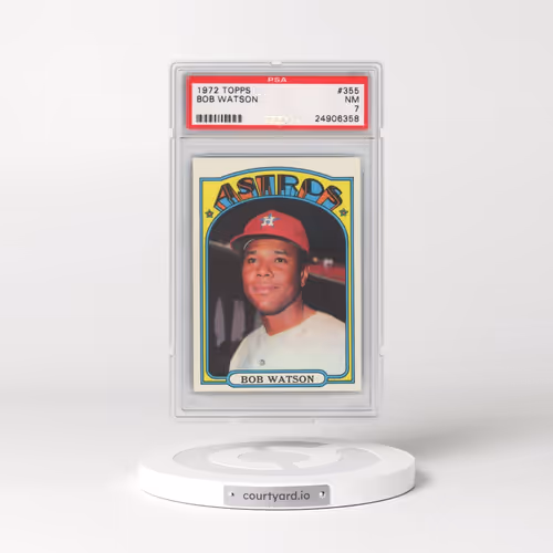 1972 Topps #355 Bob Watson (PSA 7 NM)