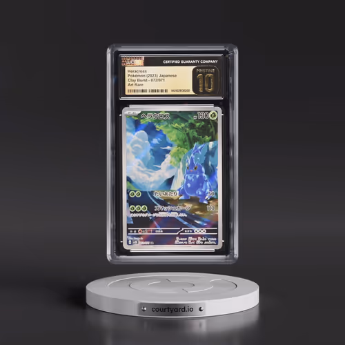 2023 Pokémon Sv2d-Clay Burst #072 Heracross - Art Rare (CGC 10 PRISTINE)