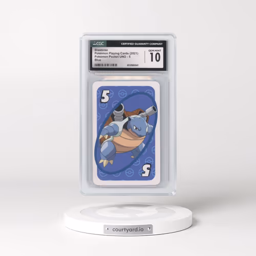 2021 Pokémon Pocket UNO (2021 Pocket Monsters Back) #5 Blastoise - Blue (CGC 10 GEM MINT)