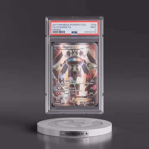 2017 Pokémon Mega Powers Collection Promo #54a Zygarde EX - Holo Full Art (PSA 9 MINT)