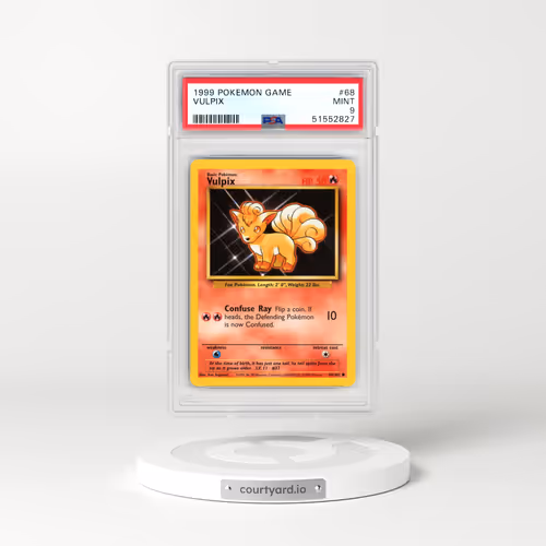1999 Pokémon Game #68 Vulpix (PSA 9 MINT)