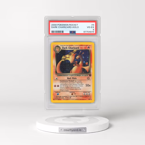 2000 Pokémon Rocket #4 Dark Charizard - Holo (PSA 4 VG-EX)