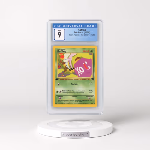 2000 Team Rocket #58/82 Koffing - 1st Edition 1st Edition (CGC 9 MINT)