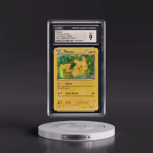 2016 Generations #26/83 Pikachu - Toys R Us Promo (Holo) (CGC 9 MINT)