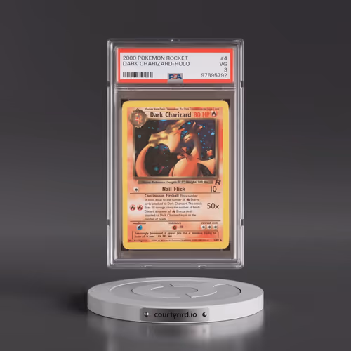 2000 Pokémon Rocket #4 Dark Charizard - Holo (PSA 3 VG)