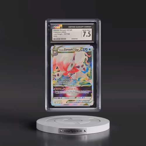 2022 Lost Origin #147/196 Hisuian Zoroark VSTAR - Holo (CGC 7.5 NM+)