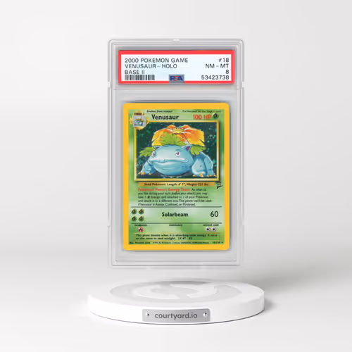 2000 Pokémon Game Base II #18 Venusaur - Holo (PSA 8 NM-MT)