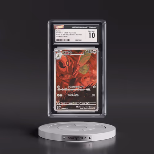 2023 Ruler of the Black Flame #116/108 Scizor - Art Rare Holo (CGC 10 GEM MINT)