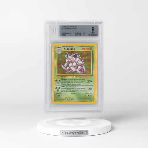 1999 Base Set #11 Nidoking - Holo (BGS 9 MINT)