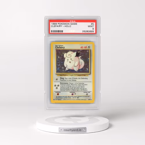 1999 Pokémon Game #5 Clefairy - Holo (PSA 9 MINT)